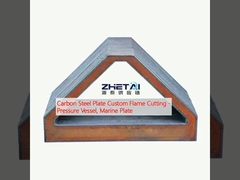 Taglio di fiamma su misura in piastra di acciaio al carbonio - recipiente a pressione, piastra marina