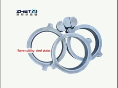piastre di acciaio a taglio a fiamma