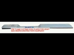 Cnc taglio a fiamma piastre di acciaio per macchine pesanti, attrezzature da costruzione