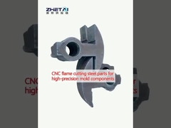 Parti in acciaio a taglio a fiamma CNC per componenti di stampi ad alta precisione