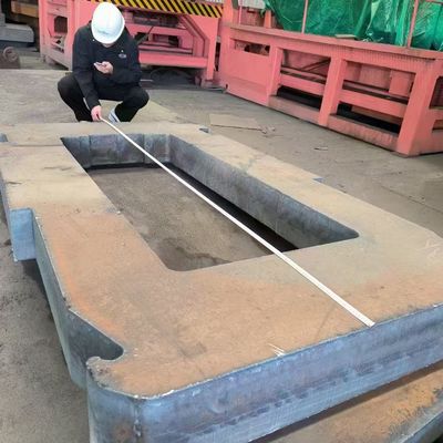 Servizio di taglio CNC industriale per il taglio a fiamma di lamiere di acciaio spesse